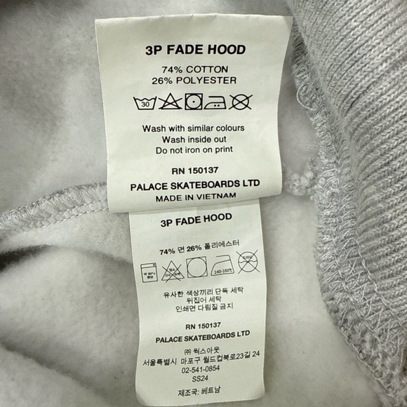 Palace Logo Graphic Hoodie - Medium - Picture 7 of 7